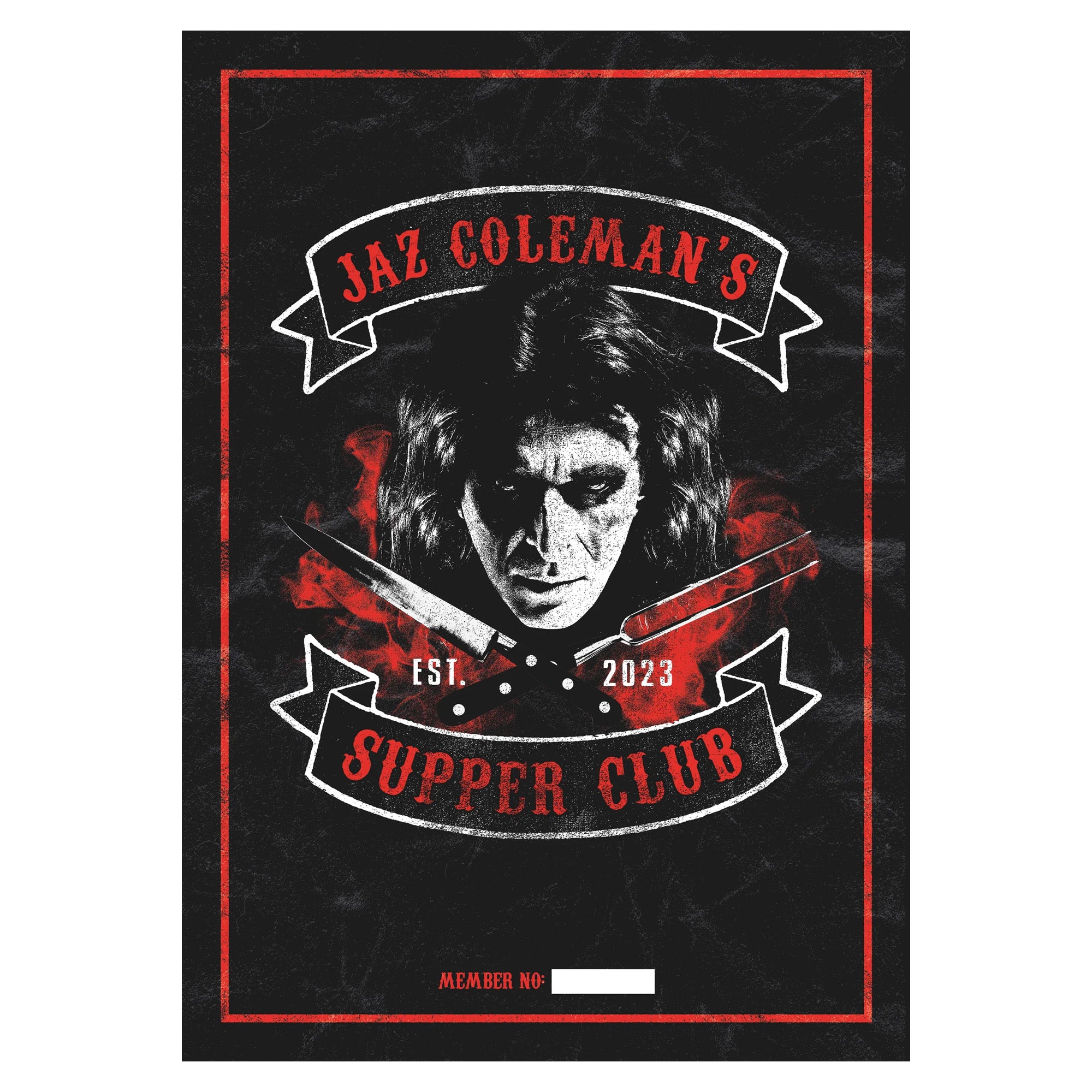 Jaz Coleman Supper Club Poster